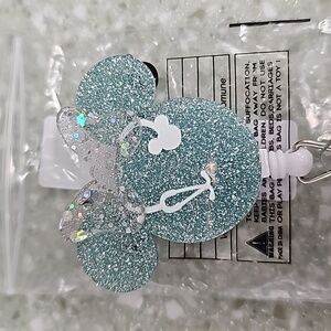 Acrylic mickey Badge reel